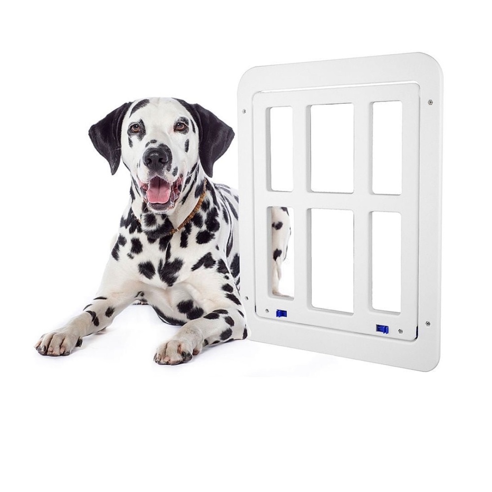 Pet Screen Door, Lockable Dog Screen Door for Exterior Doors NiB
